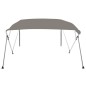 vidaXL 4-Bow Bimini-Top Grau 243x250x131 cm vidaXL 4-Bow Bimini-Top Grau 243x250x131 cm