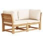 vidaXL Gartensofa mit Kissen 2-Sitzer Massivholz Akazie vidaXL Gartensofa mit Kissen 2-Sitzer Massivholz Akazie