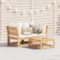 vidaXL Gartensofa mit Kissen 2-Sitzer Massivholz Akazie vidaXL Gartensofa mit Kissen 2-Sitzer Massivholz Akazie