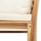 vidaXL Gartensofa mit Kissen 2-Sitzer Massivholz Akazie vidaXL Gartensofa mit Kissen 2-Sitzer Massivholz Akazie