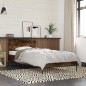 vidaXL Bettgestell Räuchereiche 75x190 cm Holzwerkstoff und Metall vidaXL Bettgestell Räuchereiche 75x190 cm Holzwerkstoff und Metall
