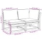 vidaXL 2-tlg. Garten-Lounge-Set mit Kissen Massivholz Akazie vidaXL 2-tlg. Garten-Lounge-Set mit Kissen Massivholz Akazie