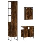 vidaXL 3-tlg. Badmöbel-Set Räuchereiche Holzwerkstoff vidaXL 3-tlg. Badmöbel-Set Räuchereiche Holzwerkstoff