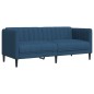 vidaXL 3-tlg. Sofagarnitur Blau Stoff vidaXL 3-tlg. Sofagarnitur Blau Stoff