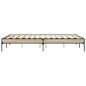 vidaXL Bettgestell Sonoma-Eiche 120x200 cm Holzwerkstoff und Metall vidaXL Bettgestell Sonoma-Eiche 120x200 cm Holzwerkstoff und Metall