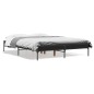 vidaXL Bettgestell Schwarz 140x190 cm Holzwerkstoff und Metall vidaXL Bettgestell Schwarz 140x190 cm Holzwerkstoff und Metall
