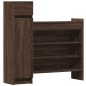 vidaXL Schuhschrank Braun Eichen-Optik 100,5x28x100 cm Holzwerkstoff vidaXL Schuhschrank Braun Eichen-Optik 100,5x28x100 cm Holzwerkstoff