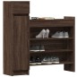 vidaXL Schuhschrank Braun Eichen-Optik 100,5x28x100 cm Holzwerkstoff vidaXL Schuhschrank Braun Eichen-Optik 100,5x28x100 cm Holzwerkstoff