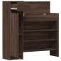 vidaXL Schuhschrank Braun Eichen-Optik 100,5x28x100 cm Holzwerkstoff vidaXL Schuhschrank Braun Eichen-Optik 100,5x28x100 cm Holzwerkstoff