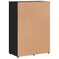 vidaXL Sideboard Schwarz 60x31x84 cm Holzwerkstoff vidaXL Sideboard Schwarz 60x31x84 cm Holzwerkstoff
