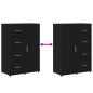 vidaXL Sideboard Schwarz 60x31x84 cm Holzwerkstoff vidaXL Sideboard Schwarz 60x31x84 cm Holzwerkstoff