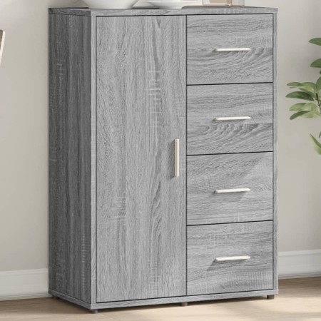 vidaXL Sideboard Grau Sonoma 60x31x84 cm Holzwerkstoff