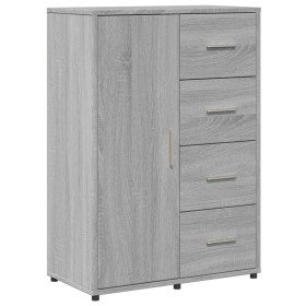 vidaXL Sideboard Grau Sonoma 60x31x84 cm Holzwerkstoff