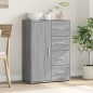 vidaXL Sideboard Grau Sonoma 60x31x84 cm Holzwerkstoff