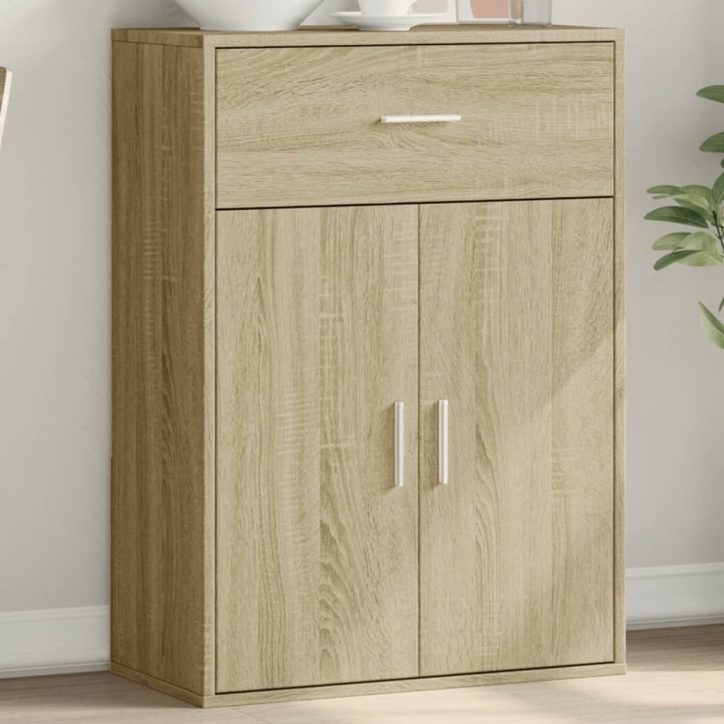 vidaXL Sideboard Sonoma-Eiche 60x30x84 cm Holzwerkstoff vidaXL Sideboard Sonoma-Eiche 60x30x84 cm Holzwerkstoff