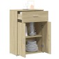vidaXL Sideboard Sonoma-Eiche 60x30x84 cm Holzwerkstoff vidaXL Sideboard Sonoma-Eiche 60x30x84 cm Holzwerkstoff