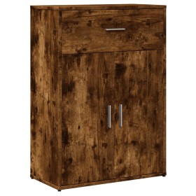 vidaXL Sideboard Räuchereiche 60x30x84 cm Holzwerkstoff
