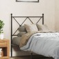 vidaXL Kopfteil Metall Schwarz 75 cm