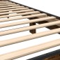 vidaXL Bettgestell Räuchereiche 90x200 cm Holzwerkstoff und Metall vidaXL Bettgestell Räuchereiche 90x200 cm Holzwerkstoff und Metall