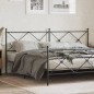 vidaXL Kopfteil Metall Schwarz 200 cm vidaXL Kopfteil Metall Schwarz 200 cm