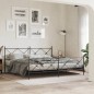 vidaXL Kopfteil Metall Schwarz 200 cm vidaXL Kopfteil Metall Schwarz 200 cm