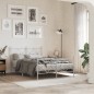 vidaXL Kopfteil Metall Weiß 120 cm vidaXL Kopfteil Metall Weiß 120 cm