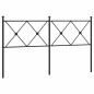vidaXL Kopfteil Metall Schwarz 160 cm vidaXL Kopfteil Metall Schwarz 160 cm