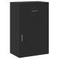vidaXL Beistellschrank Schwarz 56,5x39x90 cm Holzwerkstoff vidaXL Beistellschrank Schwarz 56,5x39x90 cm Holzwerkstoff