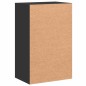 vidaXL Beistellschrank Schwarz 56,5x39x90 cm Holzwerkstoff vidaXL Beistellschrank Schwarz 56,5x39x90 cm Holzwerkstoff