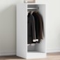 vidaXL Kleiderschrank Weiß 48x41x102 cm Holzwerkstoff vidaXL Kleiderschrank Weiß 48x41x102 cm Holzwerkstoff