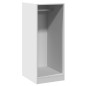 vidaXL Kleiderschrank Weiß 48x41x102 cm Holzwerkstoff vidaXL Kleiderschrank Weiß 48x41x102 cm Holzwerkstoff