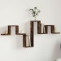 vidaXL Wandregal Räuchereiche 104,5x10x43 cm Holzwerkstoff vidaXL Wandregal Räuchereiche 104,5x10x43 cm Holzwerkstoff