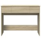 vidaXL Schminktisch mit Spiegel Sonoma-Eiche 100x45x76 cm vidaXL Schminktisch mit Spiegel Sonoma-Eiche 100x45x76 cm