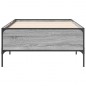 vidaXL Bettgestell Grau Sonoma 90x190 cm Holzwerkstoff und Metall vidaXL Bettgestell Grau Sonoma 90x190 cm Holzwerkstoff und Metall