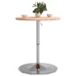 vidaXL Bartisch Ø60x90,5 cm Massivholz Buche vidaXL Bartisch Ø60x90,5 cm Massivholz Buche