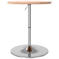 vidaXL Bartisch Ø60x90,5 cm Massivholz Buche vidaXL Bartisch Ø60x90,5 cm Massivholz Buche