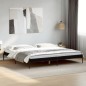 vidaXL Bettgestell Schwarz 200x200 cm Holzwerkstoff und Metall vidaXL Bettgestell Schwarz 200x200 cm Holzwerkstoff und Metall