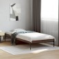 vidaXL Bettgestell Braun Eichen-Optik 75x190 cm Holzwerkstoff Metall vidaXL Bettgestell Braun Eichen-Optik 75x190 cm Holzwerkstoff Metall