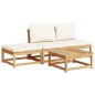 vidaXL 4-tlg. Garten-Lounge-Set mit Kissen Massivholz Akazie vidaXL 4-tlg. Garten-Lounge-Set mit Kissen Massivholz Akazie