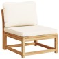 vidaXL 4-tlg. Garten-Lounge-Set mit Kissen Massivholz Akazie vidaXL 4-tlg. Garten-Lounge-Set mit Kissen Massivholz Akazie