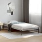 vidaXL Bettgestell Grau Sonoma 90x200 cm Holzwerkstoff und Metall vidaXL Bettgestell Grau Sonoma 90x200 cm Holzwerkstoff und Metall