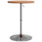 vidaXL Bartisch Ø50x90,5 cm Massivholz Buche vidaXL Bartisch Ø50x90,5 cm Massivholz Buche