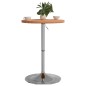 vidaXL Bartisch Ø50x90,5 cm Massivholz Buche vidaXL Bartisch Ø50x90,5 cm Massivholz Buche