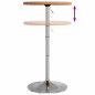 vidaXL Bartisch Ø50x90,5 cm Massivholz Buche vidaXL Bartisch Ø50x90,5 cm Massivholz Buche