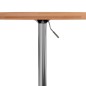 vidaXL Bartisch Ø50x90,5 cm Massivholz Buche vidaXL Bartisch Ø50x90,5 cm Massivholz Buche