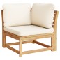 vidaXL 4-tlg. Garten-Lounge-Set mit Kissen Massivholz Akazie vidaXL 4-tlg. Garten-Lounge-Set mit Kissen Massivholz Akazie