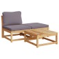 vidaXL 5-tlg. Garten-Lounge-Set mit Kissen Massivholz Akazie vidaXL 5-tlg. Garten-Lounge-Set mit Kissen Massivholz Akazie