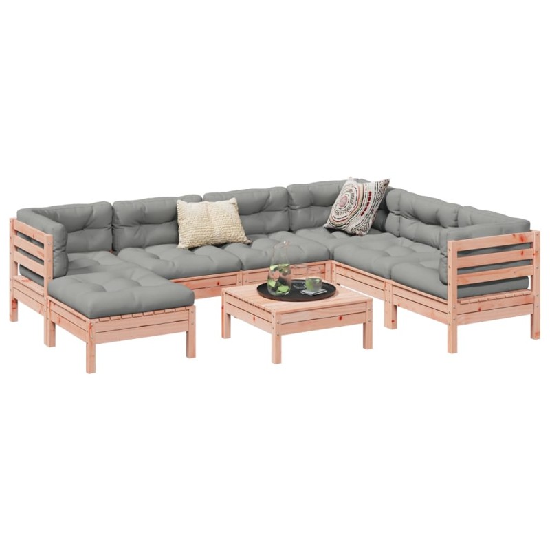 vidaXL 8-tlg. Garten-Sofagarnitur mit Kissen Massivholz Douglasie vidaXL 8-tlg. Garten-Sofagarnitur mit Kissen Massivholz Douglasie