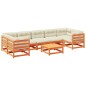 vidaXL 8-tlg. Garten-Sofagarnitur mit Kissen Wachsbraun Kiefernholz vidaXL 8-tlg. Garten-Sofagarnitur mit Kissen Wachsbraun Kiefernholz