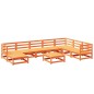 vidaXL 9-tlg. Garten-Sofagarnitur Wachsbraun Massivholz Kiefer vidaXL 9-tlg. Garten-Sofagarnitur Wachsbraun Massivholz Kiefer